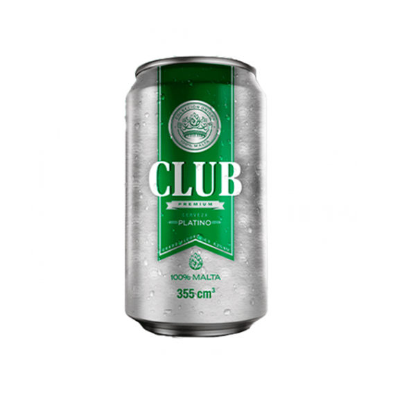 Cerveza Club Platino En Lata